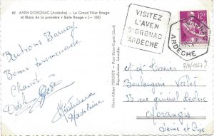 orgnac daguin carte postale