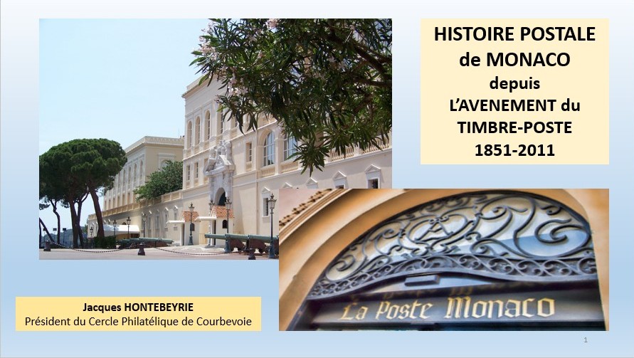 Conférence Histoire Postale Monaco